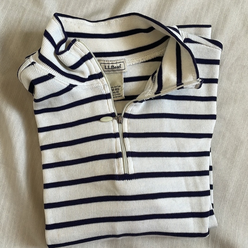 LLBean Knit 1/4 zip
